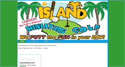Desktop Screenshot of islandminiaturegolfnj.com