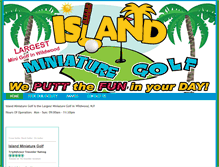 Tablet Screenshot of islandminiaturegolfnj.com
